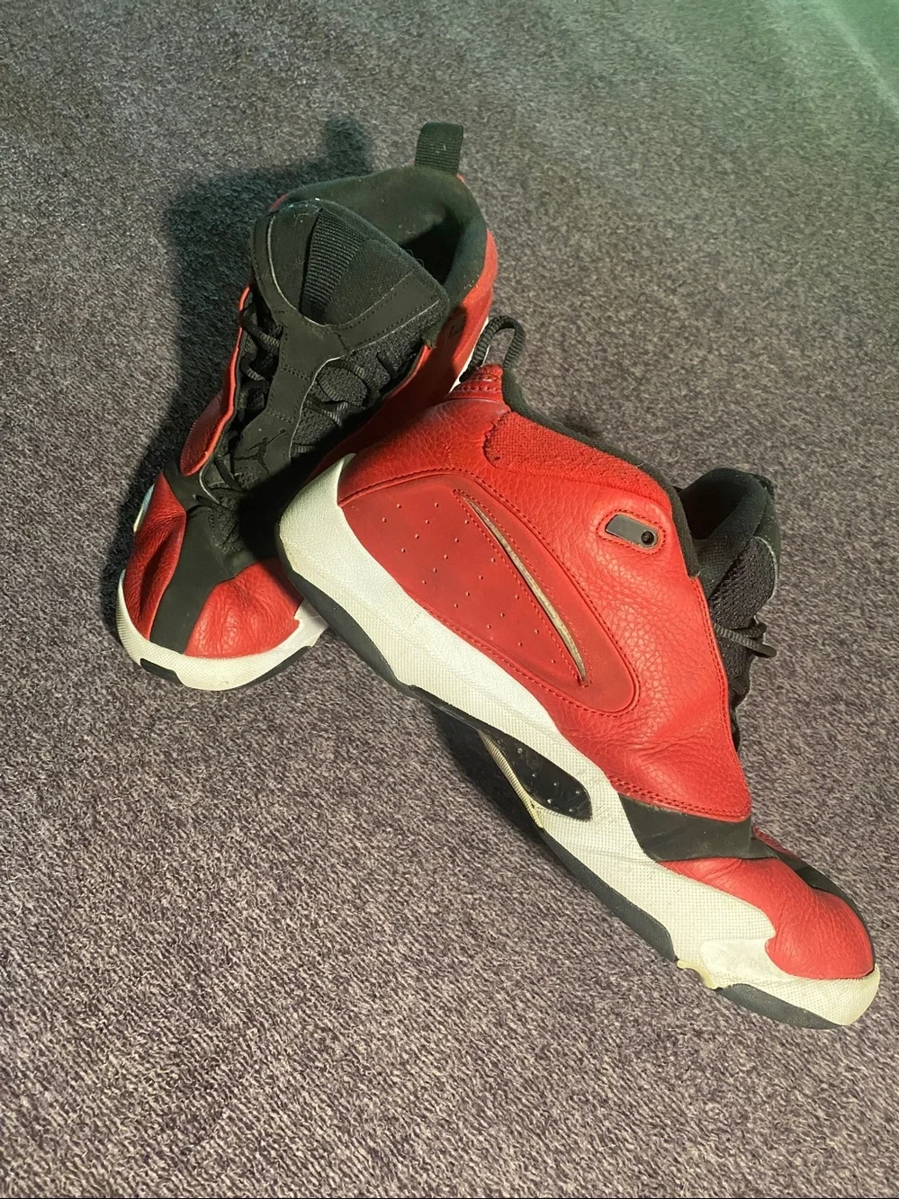 Jordan’s Red and Black Men's High-Top Sneakers/14